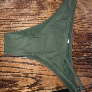 Olive Green Swim Bottoms